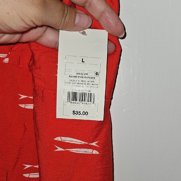 NWT A New day Red Maxi Dress Size L - Picture 4 of 6